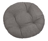 Sedák LADA kulatý prošívaný - šedá Uni - průměr 40 cm