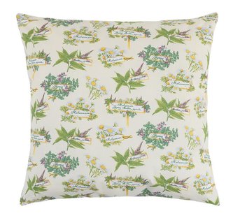 Polštářek GITA - bylinky - 45x45 cm