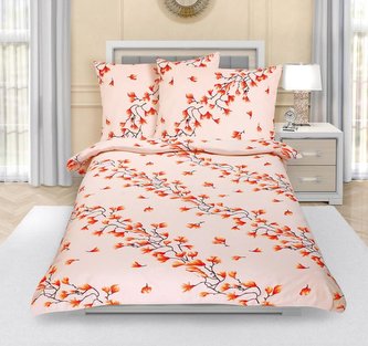 Povlečení krepové - podzimní keřík - 140x200,70x90 cm