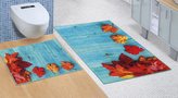 3D tisk  sada - BEZ VÝKROJE - javorové listy - sada (60x100, 60x50 cm WC bez výkroje )