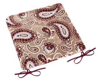 Sedák hladký Korall micro - kašmír - 40x40 cm