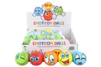 Míček s obličejem 1 ks / různé druhy