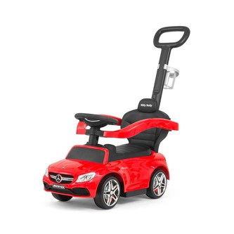 Odrážedlo s vodící tyčí Mercedes Benz AMG C63 Coupe Milly Mally red