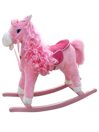 Houpací koník s melodií Milly Mally Princess pink