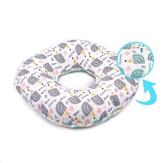 Poporodní polštář Sensillo šedo-mátový ježci