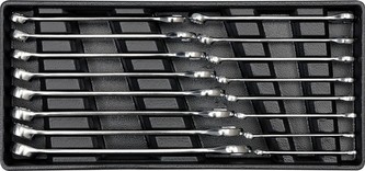 Vložka do zásuvky - klíče očkoploché 6-21mm, 16ks