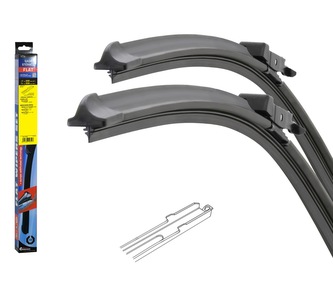 Stěrače FLAT SET (SLOT) 550+550mm