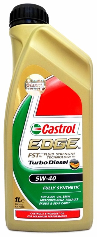 Olej motorový Castrol EDGE Turbo Diesel 5W-40 1L Olej motorový Castrol EDGE Turbo Diesel 5W-40 1L