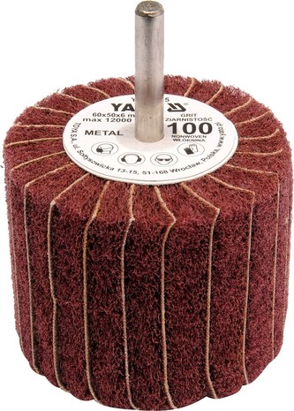 Kotouč lamelový radiální 60x50  P-100 s hřídelí 6 mm