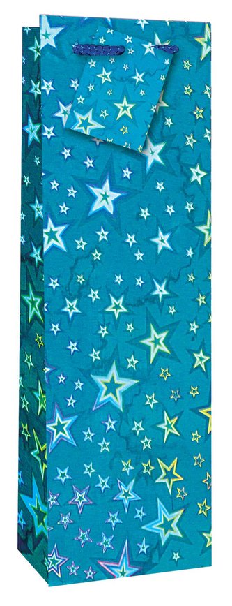 Taška lahev Holografická modrá