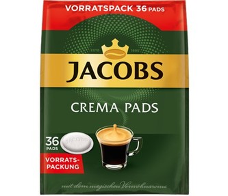 Jacobs Crema Pads Klassisch - Senseo pody, 36 ks