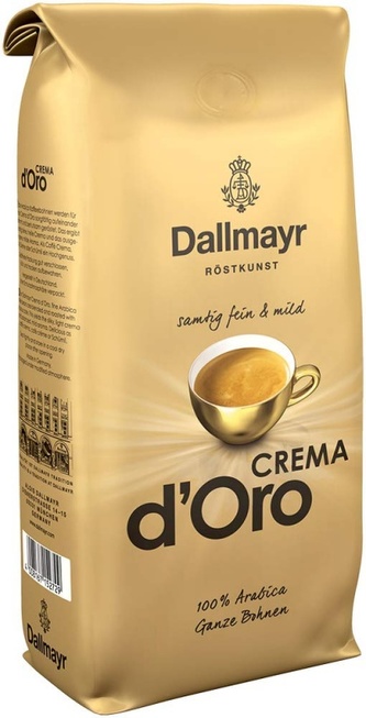 Dallmayr Crema d´Oro, zrnková káva, 1000g