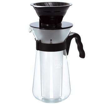 Sada pro přípravu ledové kávy Hario V60 Fretta (VIC-02B) - konvice + dripper