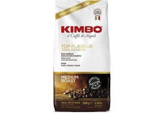 Kimbo Espresso Bar 100% Arabica Top Flavour - zrnková káva, 1 000 g