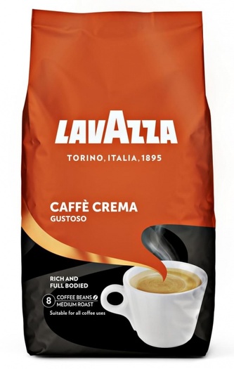 Lavazza Caffè Crema Gustoso - zrnková káva, 1000 g