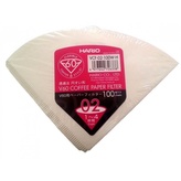 Papírové filtry Hario V60 #2 (VCF-02-100W-H) - 100 ks, bílé