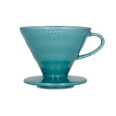 Dripper Hario V60 (VDC-02-TQ-UEX) - keramický, velikost 2, tyrkysový