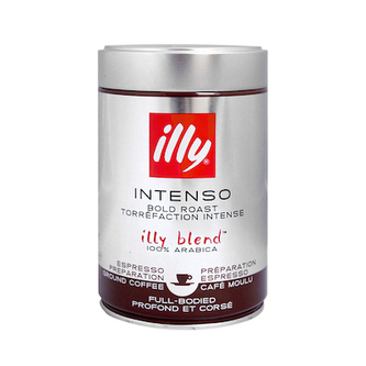 Illy Dark tmavě pražená, mletá káva, 250g