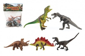 Dinosaurus plast 15-18cm 5ks v sáčku Dinosaurus plast 15-18cm 5ks v sáčku