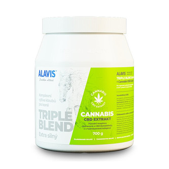 Alavis ALAVIS TRIPLE BLEND Extra silný + Cannabis CBD Extrakt 700 g