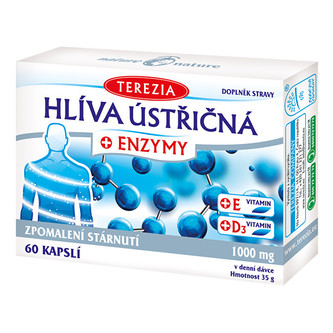 Terezia Company Hlíva ústřičná + enzymy 60 kapslí