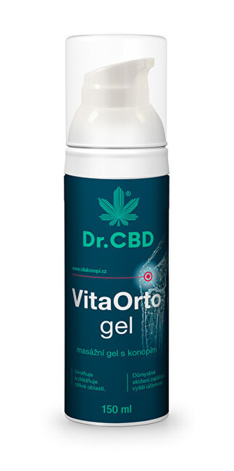 Dr. CBD VitaOrto gel masážní gel s konopím 150 ml