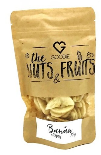 Goodie Banán chipsy BIO 75 g