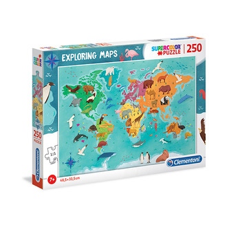 Puzzle Exploring Maps Zvířata ve světě/2