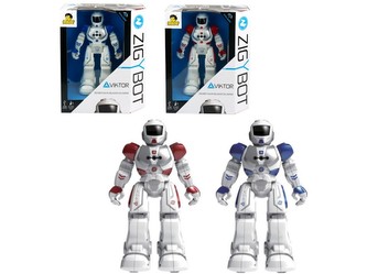 Robot Viktor 27cm (červený), 21 funkcí