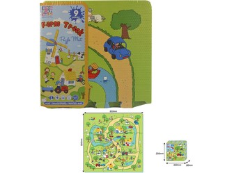 Puzzle pěnové -farma,  9 ks, 32x32cm