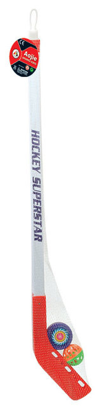 Hokejka s pukem a míčkem