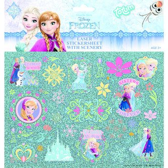 Ledové království - samolepky laser