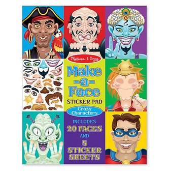 Melissa & Doug - Vytvoř obličej - Crazy postavičky