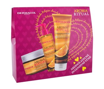Dermacol Aroma Ritual sprchový gel 250 ml + mýdlo na ruce 250 ml + tělový peeling 200 ml