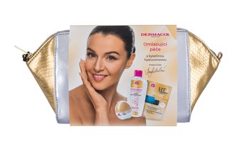 Dermacol 3D Hyaluron Therapy denní pleťový krém 50 ml + micelární voda 200 ml + hydratační a remodelační maska 2x8 g + kosmetická taška