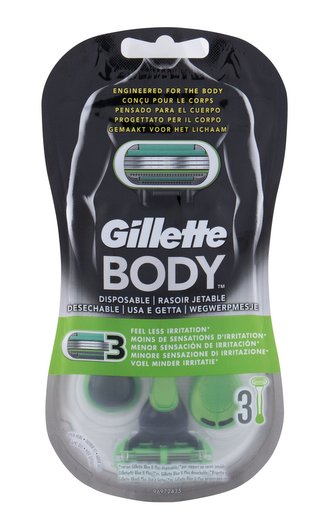 Gillette Body Holicí strojek 3 ks pro muže