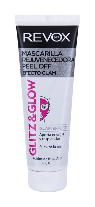 Revox Glitz & Glow Pleťová maska Pink Rejuvenating 80 ml pro ženy