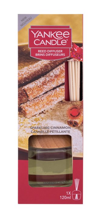 Yankee Candle Sparkling Cinnamon Bytový sprej a difuzér 120 ml unisex
