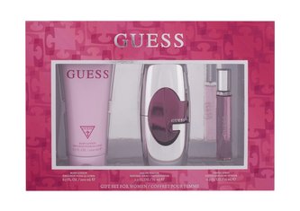 GUESS Guess For Women parfémovaná voda 75 ml + parfémovaná voda 15 ml + tělové mléko 200 ml