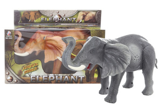 Slon chodící se zvukem