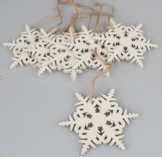 Závěsná vločka - sada 5 ks