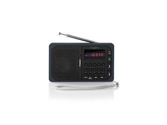 Rádio NEDIS RDFM2100GY BLACK/GREY