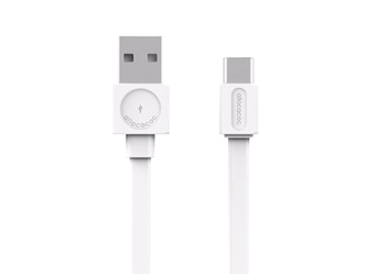 Kabel ALLOCACOC USB/USB-C 1.5m bílý