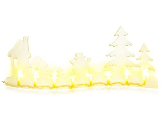 Dekorace vánoční RETLUX RXL280 WW TM krajina/dům