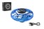 Ufo vracející se modré plast reagující na pohyb ruky s USB kabelem v krabičce 12x12x5cm