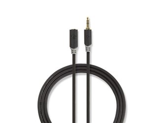 Kabel NEDIS JACK 3.5 konektor/JACK 3.5 zdířka 1m