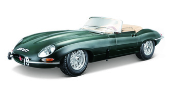 1:18 JAGUAR E-TYPE CABRIOLET DARK GREEN