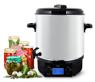 Zavařovací hrnec, digital, bílý smalt ZH27 DGB VIGAN Mammoth