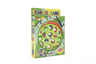Hra Ryby/Rybář společenská hra 16x17,5cm na baterie v krabici 16x22x3,5cm