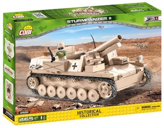 Stavebnice COBI - II WW Sturmpanzer II, 465 kostek, 1 figurka
